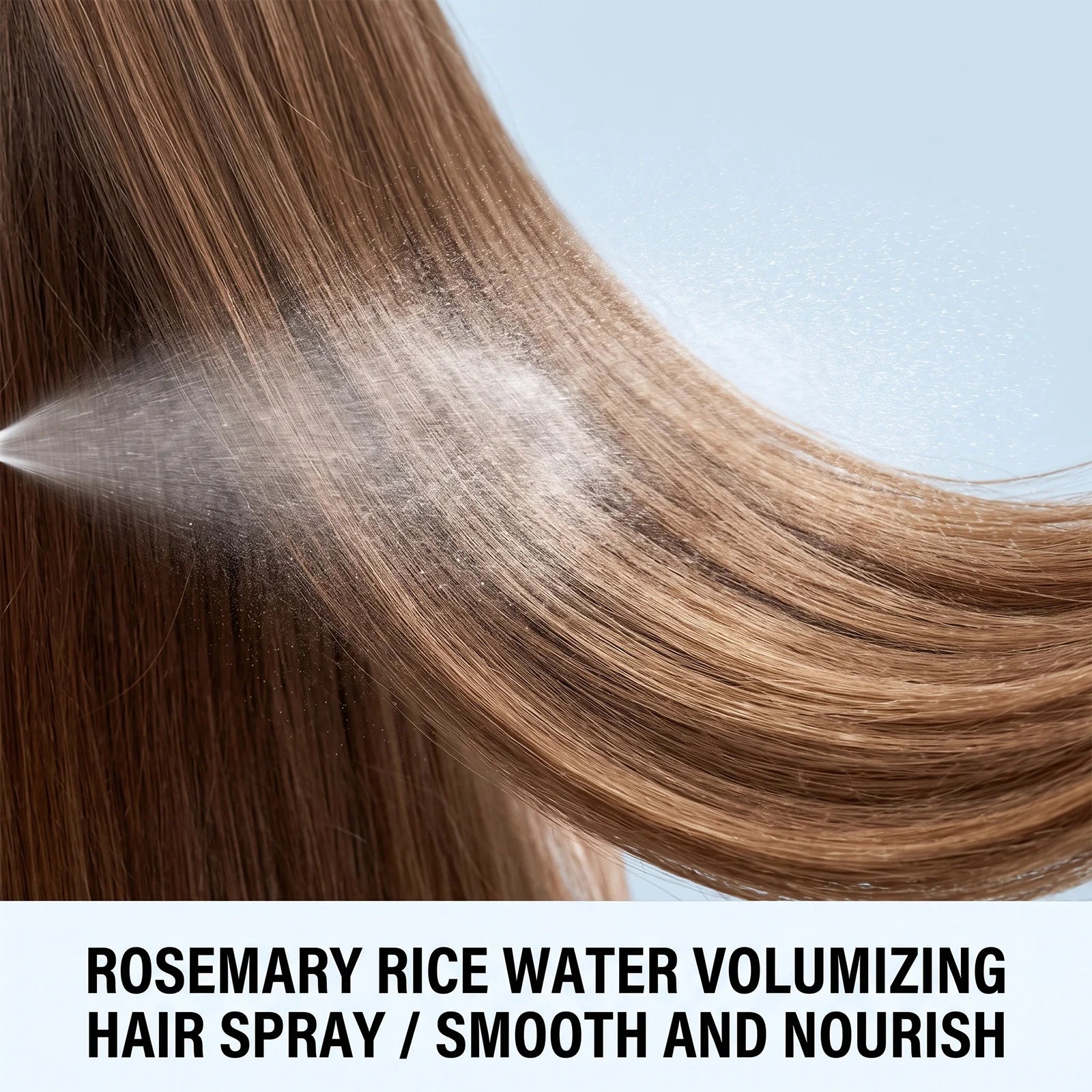 Rosemary Rice Water Hair Spray Nourishing Root Tip Care Smooth Silky Lightweight Refreshing Scent Leave in Treatment All Types